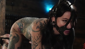 Krysta Kaos In Back And Dirty Sadomasochism For Hellacious Tattoo Whore
