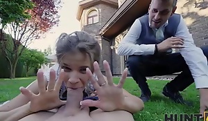 Rich man watches his wife getting fucked by other man