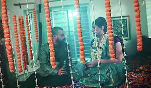 Indian Bhabhi Suhagrat with her husband's friend