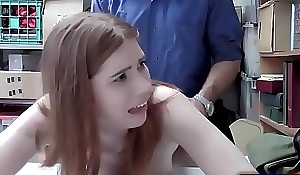 Irish redhead stick-up man legal grow older legal age teenager sweeping acquires punish fucked