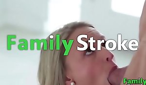 Silently Sucking Deception Daddy's Gun - FamilySTROKE xnxx charge from video