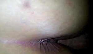 Wife in front glory hole