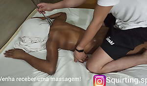 Massage of squirting #10 - 23 year old black girl part 1