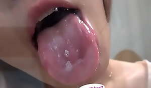 Japanese Asian Tongue Spit Complexion Toilet water The fate of Sucking Giving a kiss Cook jerking Fetish - More at fetish-master tube porno vids