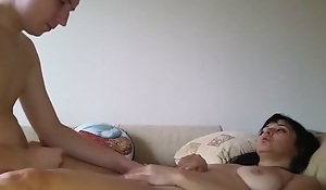 Russian mature mom fuck with boy