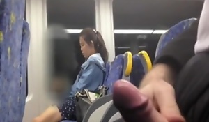 Chinese girl awaiting at my cock at the bus
